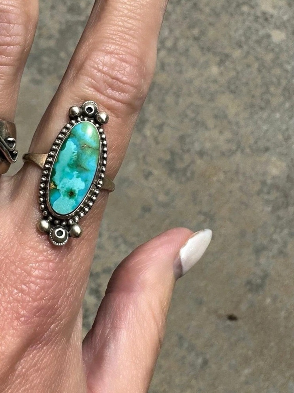 S. Cooke Turquoise Statement Ring